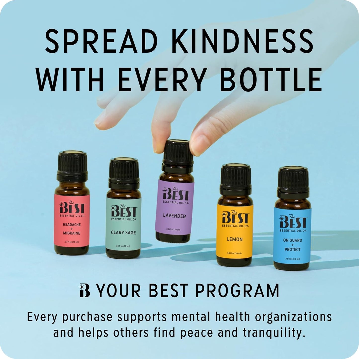 The Best Joy + Uplift Essential Oil Roll-On Blend- Premium Grade- Pre-Diluted in Coconut Oil- Ready to Use- 10 ml (.33 fl oz)