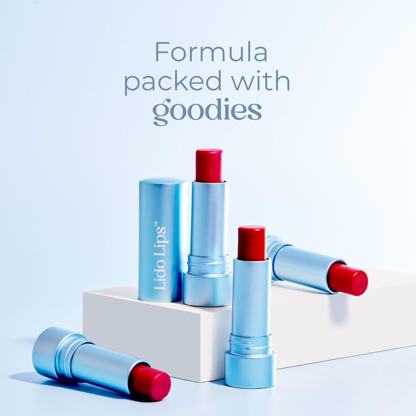 Tinted Lip Balm. Moisturizing Sheer, Buildable Lip Color with Hyaluronic Acid, Vitamin E and Rich Oil, Perfect Revitalizer for Chapped Lips. Beauty Plumper Moisturizer 0.21oz- Ruby Rouge